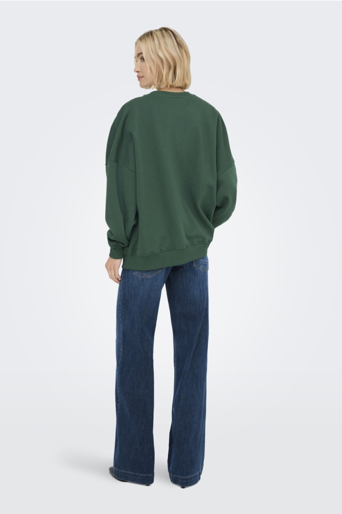 ONLBILA L/S BEAR O-NECK SWT 15356052 PINENEEDLE/COLLEGE